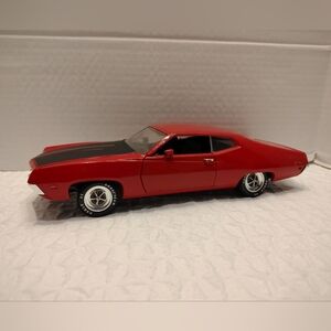 Ertl Ford Torino 1970 Cobra 1:18, Red Color